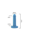 Smooth silicone vaginal dilator size 3 for pelvic therapy in Pakistan