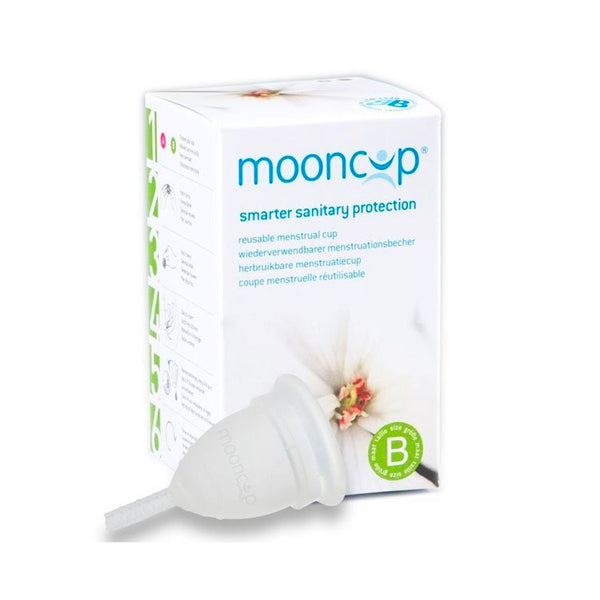 Mooncup menstrual cup made from medical grade silicone for women in Pakistan.